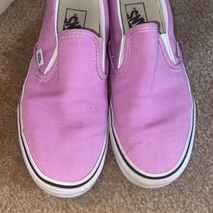 Purple slip on vans